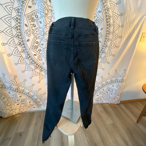PacSun Black Ripped High Rise Jeggings Size 23 - Picture 6 of 9